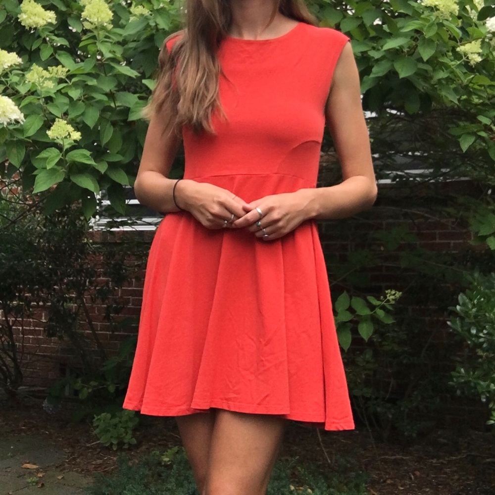Topshop minidress in scarlet 💃